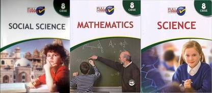 Full Marks Class 8 CBSE Social + Science + Mathematics (NCERT)