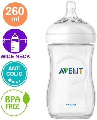 Ophef Champagne woestenij Philips Avent Natural baby bottle 260ml With 4 Holes Teats 6m+ Fast Flow  Nipple - 260 ml - Buy Philips Avent Feeding bottle products in India |  Flipkart.com