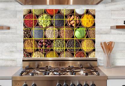 Byte Studio Masala kitchan waterproof multicolor- kitchen ...