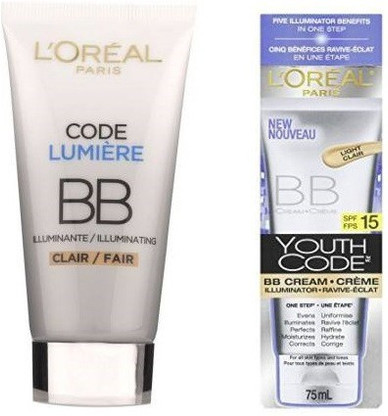 loreal code lumiere bb cream