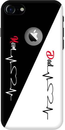 FULLYIDEA Back Cover for Apple iPhone 8 Logo, MAA, PAA, MOM, DAD, MUMMY,  PAPA - FULLYIDEA : 