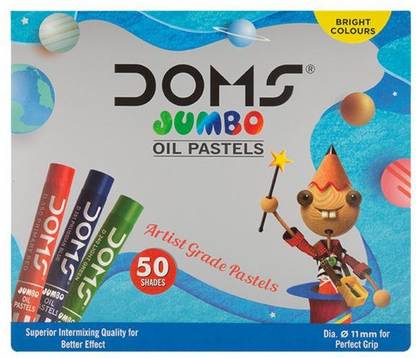 DOMS Pastel à l/'huile Jumbo 50 nuances