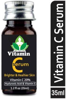 AURA ORGANIC Vitamin C Face Serum For Skin Lightening Brightening, Skin Toning & Anti Ageing