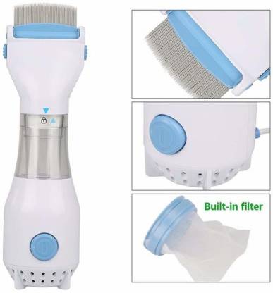 Empire Mart V Comb Capture 4 Filter Trap Head Lice And Eggs Removed From The Hair,Allergy and Chemical Free Head Lice Treatment,Electrical Head Lice Comb.240V Electrical Head Lice Comb...