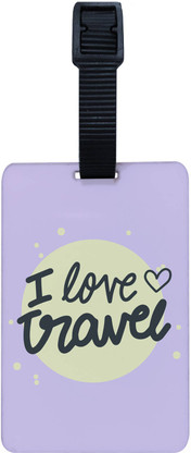 designer luggage tag