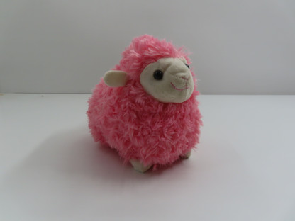 pink stuffed lamb