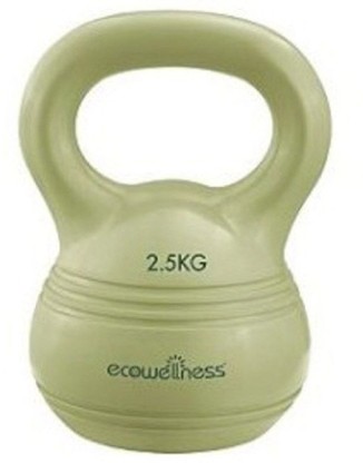2 x Kettlebell Weight Fitness Training Weight Ecowellness Home Gym Weight 2.5kg 
