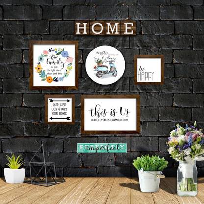 The House Of Memories Farmhouse Rustic Entryway Signs Wall Decor Home Wood Moulding Frame Hall Way Décor Set 7 In India Wall Decor Wood Moulding Frame Hall, Farmhouse Wall Decor