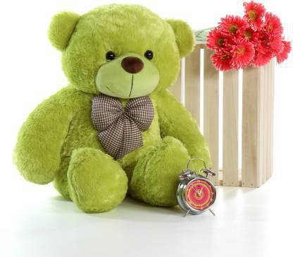 ORIGINAL HUB Jumbo size 3 feet Green Teddy bear for Love - 74 cm ( Green) -  74 cm (Green) - 74 cm (Green) - 74 cm - Jumbo size 3 feet