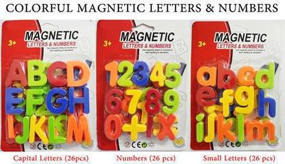 Asera Colorful Magnetic Letters & Numbers for Educating Kids ...