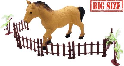 Toyify Pack Of 1 Horse Animal Figure Toys, Realistic Big Size Animal  Figurines Vinyl Plastic Animals