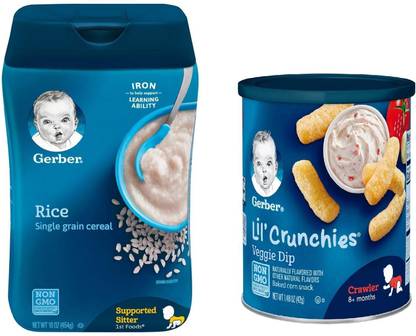 Gerber Rice Cereal 16oz Veggie Dip Cereal Price In India Buy Gerber Rice Cereal 16oz Veggie Dip Cereal Online At Flipkart Com