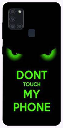 Everything. Back Cover for Samsung Galaxy A21s Don't Touch My Phone Print -  Everything. : 