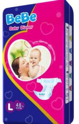 Bebe L 48 L Buy 48 Bebe Tape Diapers Flipkart Com