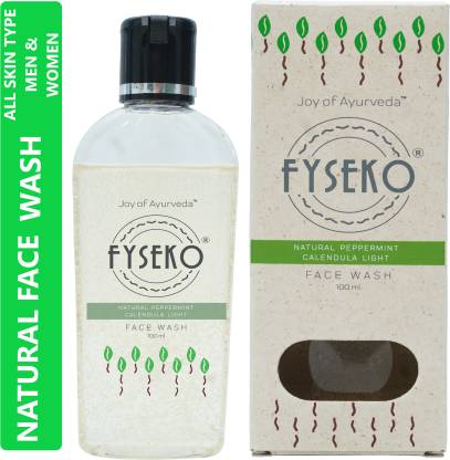 FYSEKO Natural Peppermint Calendula Light  For Oily, Dry, Normal, Combination Skin Suitable For Men Women - 100 Grams Face Wash