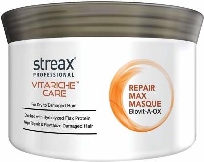 Streax Professional Vitariche care Repair Max Masque 200g - Price in India,  Buy Streax Professional Vitariche care Repair Max Masque 200g Online In  India, Reviews, Ratings & Features 