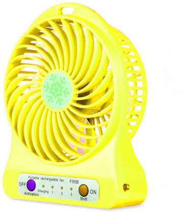 Portable USB Hand Held Mini Fan Desk Cooler Cooling Air Conditioner Rechargeable