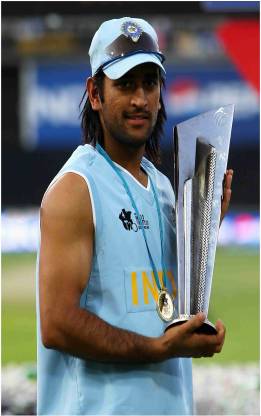 MS Dhoni Wall Poster For Room With Gloss Lamination M78 Paper Print ...