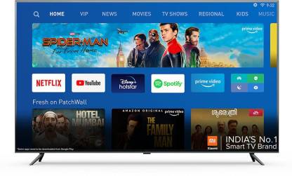 Mi Led Smart Tv 4x 163 9 Cm 65 Inch Online At Best Prices In India