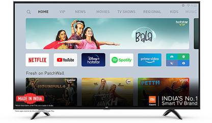 Mi 4X 108 cm (43) Ultra HD (4K) LED Smart Android TV