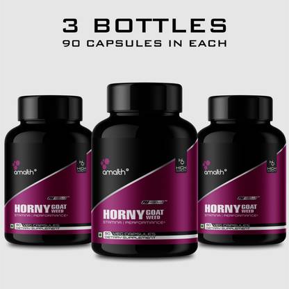 AMALTH Horny Goat Weed Extract Testosterone Booster for men ...