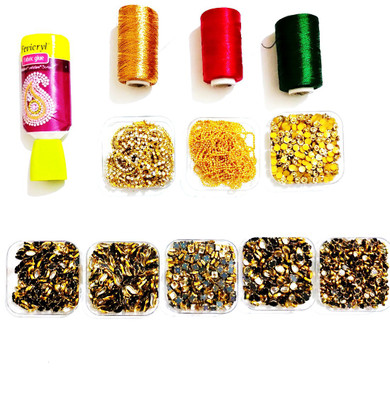 silk thread jewellery making kit flipkart