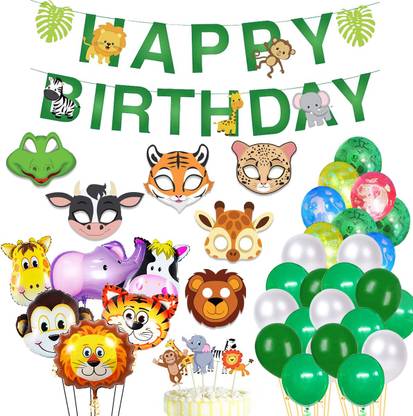 Safari Theme Party Decorations : Omilut 10pcs Jungle Safari Birthday Party Decorations Jungle Party Theme Birthday For Kid Safari Birthday Party Favors Supplies Disposable Party Tableware Aliexpress / And you can share in the fun because all the resources for this safari party are listed at the bottom.