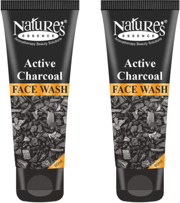 nature's charcoal face wash