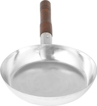 Alfa Carro Iron Frying Pan Tin Coated Pre-Seasoned Silver ...
