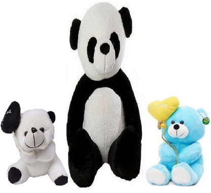 blue stuffed panda bear