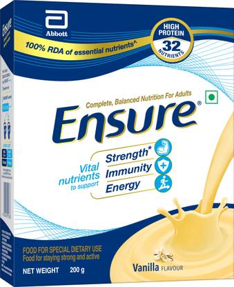Ensure Vanilla Nutrition Drink Price In India Buy Ensure Vanilla Nutrition Drink Online At Flipkart Com