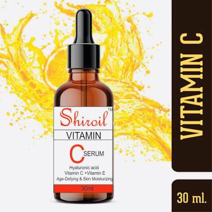 Shiroil Vitamin C Serum for Face Enrich with Hyaluronic Acid, Vitamin E, Tamarind Extract Aloevera Extract Dead Sea Salt for Brightening Ageing Wrinkle Control Dark Spot removal