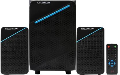 Noble Skiodo VR-3698FST 28 W Bluetooth Laptop/Desktop Speaker  (Black, Blue, 2.1 Channel)