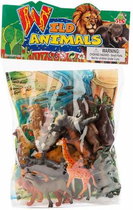 ENJOY Animals (12 Pieces) Large Plastic Toy Set (Multicolored) - Animals  (12 Pieces) Large Plastic Toy Set (Multicolored) . Buy ANIMALS toys in  India. shop for ENJOY products in India. 