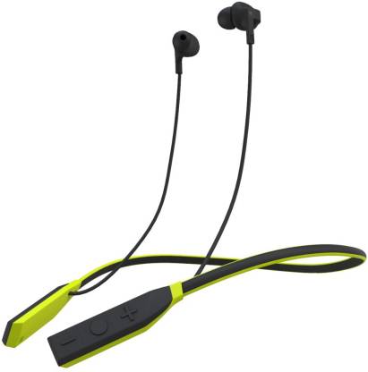 [New User] Wings Lime Green Glide Bluetooth Neckband Earphone with Mic