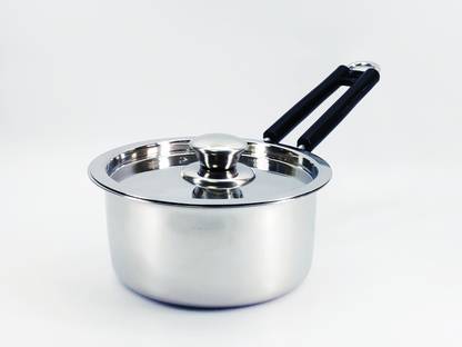 Bertol Kitchenware Stainless Steel Saucepan Flat Base With Steel Lid Sauce Pan 20 Cm Diameter With Lid 2 L Capacity Price In India Buy Bertol Kitchenware Stainless Steel Saucepan Flat Base