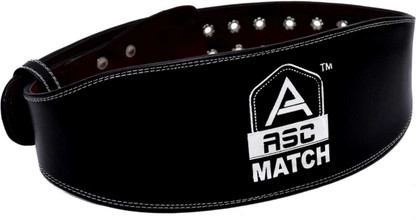 ASC Gym Belt Leather Weight Lifting 