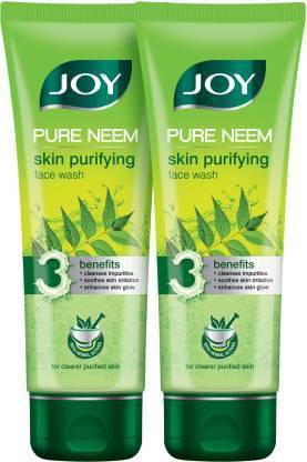 Joy Pure Neem Skin Purifying (Pack of 2) Face Wash  (200 ml)