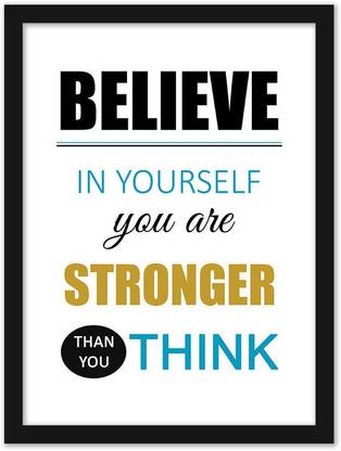 Motivational Quotes Frames Believe In Yourself Motivational Posters For Office Wall School Enterpreneur Classroom Home