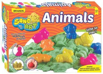 Trade Zone Sand Art Model Animals Play Kit| Are you ready Beach Fun at Home  Its Time to Play - Sand Art Model Animals Play Kit| Are you ready Beach Fun  at