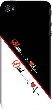 Dugvio Back Cover for Printed Colorful Designer Mom and Dad Back Case Cover For Iphone 5