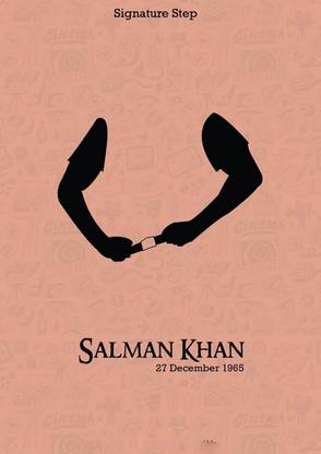 salman khan signature step wall poster minimal bollywood poster Paper Print - Minimal Art posters in India - Buy art, film, design, movie, music, nature and educational paintings/wallpapers at salman khan signature step wall poster minimal bollywood poster Paper Print - Minimal Art posters in India - Buy art, film, design, movie, music, nature and educational paintings/wallpapers at