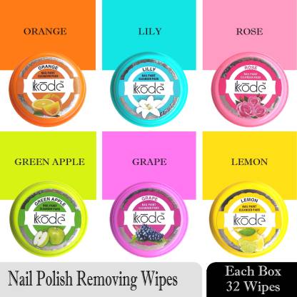 kKode Instant Nail Polish Remover Wipes/Nail Cleaning Tissues Enriched with  Vitamin E & Olive Oil , Acetone Free Wipes - Price in India, Buy kKode  Instant Nail Polish Remover Wipes/Nail Cleaning Tissues