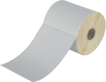 BHARDWAJ Label 100x150 (Chromo) Barcode Labels Stickers, 400 ...