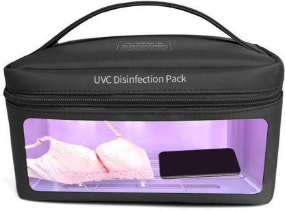 Bottle,Toothbrush,Beauty Tools Portable UV Sterilization Pack Disinfection Bags USB Charged Sterilize Cleaner Box for Baby Clothes,Underwear,Phone 