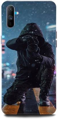 Grafiqe Back Cover For Realme C3 Rmx2027 Black Man Wallpaper Camera Dark Grafiqe Flipkart Com