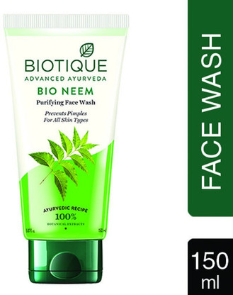 biotique face wash for pimples