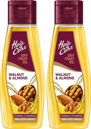 Hair & Care With Walnut & Almond,Non-Sticky Hair Oil  (500 ml)