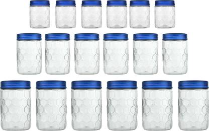 MILTON Hexa Pet Jar  - 270 ml, 665 ml, 1240 ml Plastic Grocery Container
