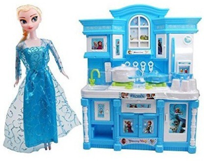 elsa barbie doll house